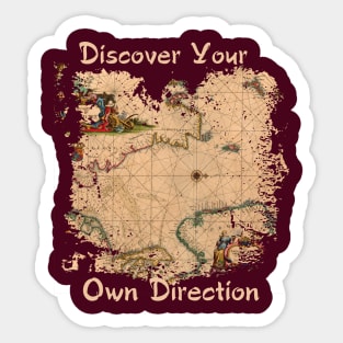 Ancient Map Sticker